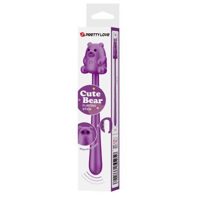 PRETTY LOVE CUTE BEAR FLIRTING STICK VIBRADOR RECARGABLE