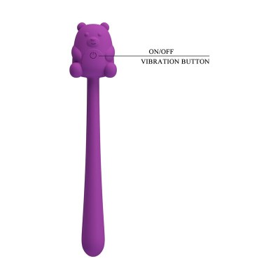 PRETTY LOVE CUTE BEAR FLIRTING STICK VIBRADOR RECARGABLE