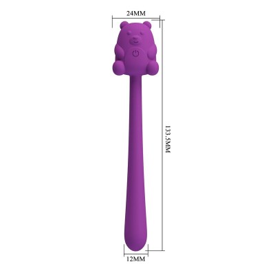 PRETTY LOVE CUTE BEAR FLIRTING STICK VIBRADOR RECARGABLE