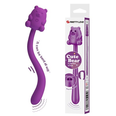 PRETTY LOVE CUTE BEAR FLIRTING STICK VIBRADOR RECARGABLE