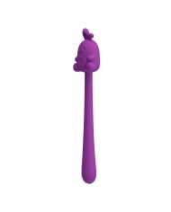 PRETTY LOVE VIBRADOR FLEXIBLE CUTE BUNNY FLIRTING STICK RECARGABLE USB MORADO