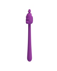 PRETTY LOVE VIBRADOR FLEXIBLE CUTE BUNNY FLIRTING STICK RECARGABLE USB MORADO