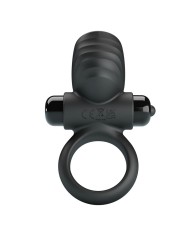 PRETTY LOVE ANILLO VIBRADOR PARA PENE ADRIEN 10 FUNCIONES NEGRO