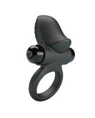 PRETTY LOVE ANILLO VIBRADOR PARA PENE ADRIEN 10 FUNCIONES NEGRO