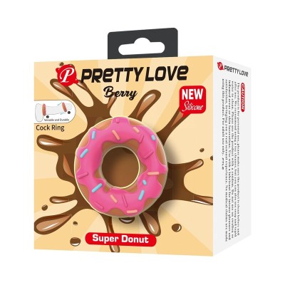 PRETTY LOVE ANILLO PARA PENE SUPER DONUT ROSA