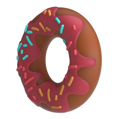 PRETTY LOVE ANILLO PARA PENE SUPER DONUT ROSA
