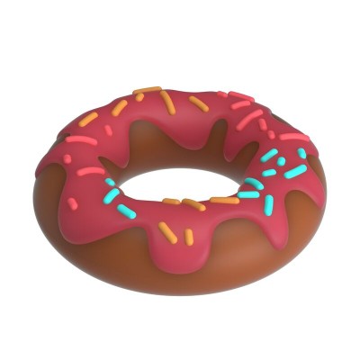 PRETTY LOVE ANILLO PARA PENE SUPER DONUT ROSA