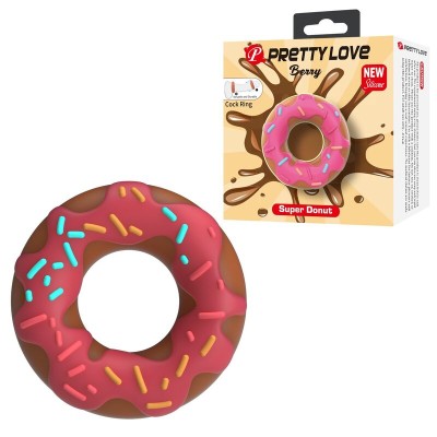 PRETTY LOVE ANILLO PARA PENE SUPER DONUT ROSA