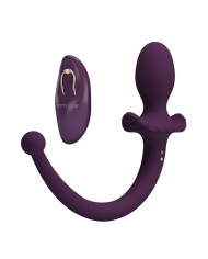 PRETTY LOVE LIOEA PLUG ANAL CON COLA VIBRADOR 12 FUNCIONES COLOR MORADO CONTROL REMOTO