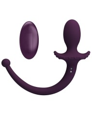 PRETTY LOVE LIOEA PLUG ANAL CON COLA VIBRADOR 12 FUNCIONES COLOR MORADO CONTROL REMOTO