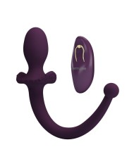 PRETTY LOVE LIOEA PLUG ANAL CON COLA VIBRADOR 12 FUNCIONES COLOR MORADO CONTROL REMOTO
