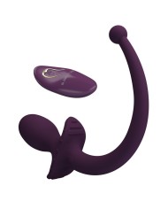 PRETTY LOVE LIOEA PLUG ANAL CON COLA VIBRADOR 12 FUNCIONES COLOR MORADO CONTROL REMOTO