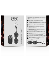 BRILLY GLAM VIBRATING KEGEL BEADS CONTROL REMOTO