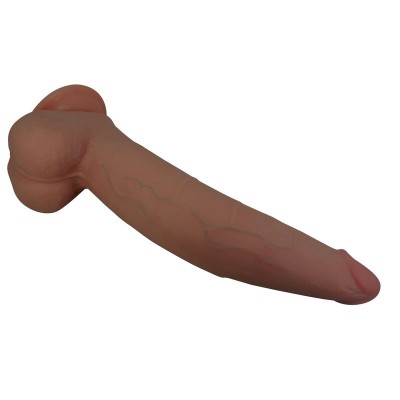 PRETTY LOVE CUTHBERT DILDO REALISTICO FLEXIBLE 20 CM O 5 CM TPE MARRON