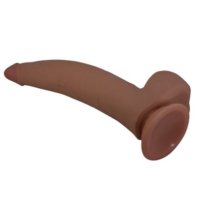 PRETTY LOVE CUTHBERT DILDO REALISTICO FLEXIBLE 20 CM O 5 CM TPE MARRON