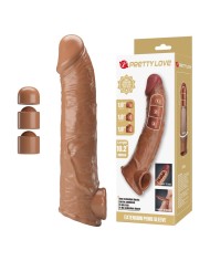 PRETTY LOVE FUNDA EXTENSORA PARA PENE AJUSTABLE 26 CM O 4 CM COLOR NATURAL