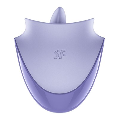 SATISFYER TONGUE DANCER ESTIMULADOR CLITORIANO CON VIBRACION Y PULSACIONES LILA