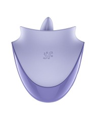 SATISFYER TONGUE DANCER ESTIMULADOR CLITORIANO CON VIBRACION Y PULSACIONES LILA
