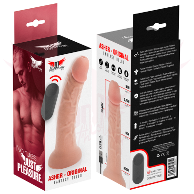MYTHOLOGY ASHER ORIGINAL DILDO S VIBRADOR COMPATIBLE CON WATCHME WIRELESS TECHNOLOGY