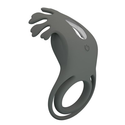 PRETTY LOVE ANILLO VIBRADOR RECARGABLE CON ESTIMULADOR