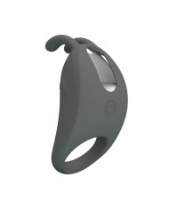 PRETTY LOVE ANILLO VIBRADOR RECARGABLE CON ESTIMULADOR DE CONEJO