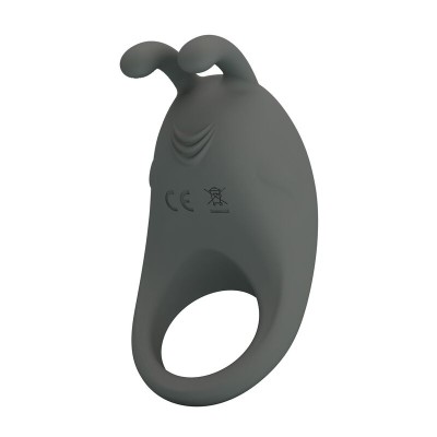 PRETTY LOVE ANILLO VIBRADOR RECARGABLE CON ESTIMULADOR DE CONEJO