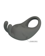 PRETTY LOVE ANILLO VIBRADOR RECARGABLE CON ESTIMULADOR DE CONEJO