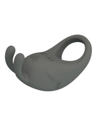 PRETTY LOVE ANILLO VIBRADOR RECARGABLE CON ESTIMULADOR DE CONEJO