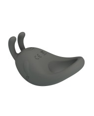 PRETTY LOVE ANILLO VIBRADOR RECARGABLE CON ESTIMULADOR DE CONEJO