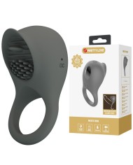 PRETTY LOVE ANILLO VIBRADOR RECARGABLE CON ESTIMULACION ORAL
