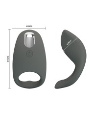 PRETTY LOVE ANILLO VIBRADOR RECARGABLE SILICONA SUAVE