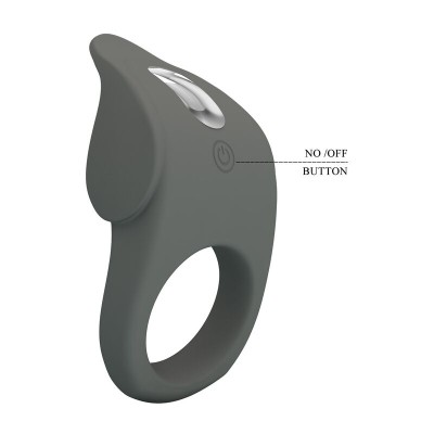 PRETTY LOVE ANILLO VIBRADOR RECARGABLE SILICONA FLEXIBLE