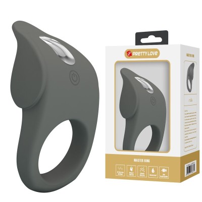 PRETTY LOVE ANILLO VIBRADOR RECARGABLE SILICONA FLEXIBLE