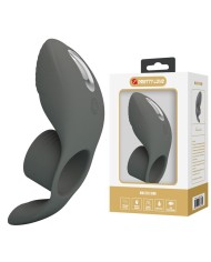 PRETTY LOVE ANILLO VIBRADOR RECARGABLE CON DOBLE ESTIMULACION