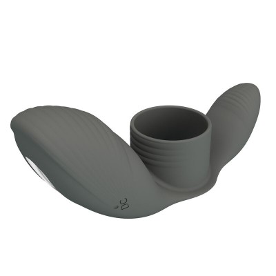 PRETTY LOVE ANILLO VIBRADOR RECARGABLE CON DOBLE ESTIMULACION