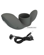 PRETTY LOVE ANILLO VIBRADOR RECARGABLE CON DOBLE ESTIMULACION