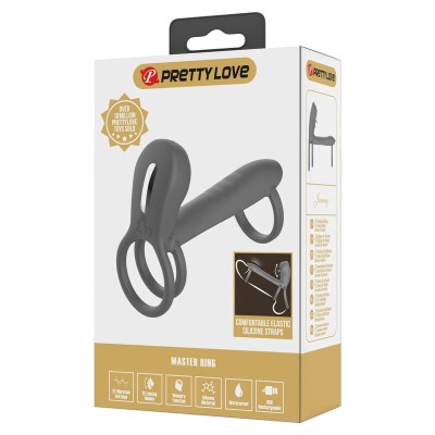 PRETTY LOVE FUNDA PARA PENE CON DOBLE ESTIMULACION Y EFECTO ORAL