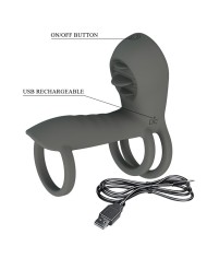 PRETTY LOVE FUNDA PARA PENE CON DOBLE ESTIMULACION Y EFECTO ORAL