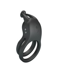 PRETTY LOVE GOODWIN ANILLO VIBRADOR DOBLE PARA PENE RECARGABLE NEGRO