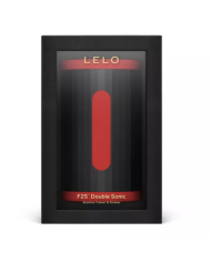 LELO F2S DOUBLE SONIC MASTURBADOR MASCULINO CON DOBLE ESTIMULACION SONICA ROJO
