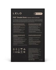 LELO F2S DOUBLE SONIC MASTURBADOR MASCULINO CON DOBLE ESTIMULACION SONICA VERDE AZULADO