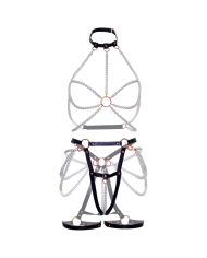 LEG AVENUE ARNES SUJETADOR LIGA PERLA L