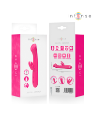 INTENSE JULIETA VIBRADOR RABBIT 186 CM 10 VIBRACIONES ROSA