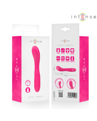INTENSE LISETTE VIBRADOR 19 CM FLEXIBLE 10 VIBRACIONES ROSA