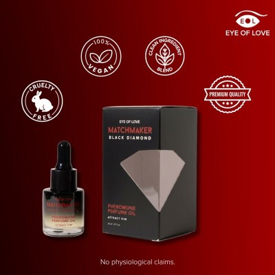 EYE OF LOVE MATCHMAKER BLACK DIAMOND ACEITE PERFUMADO CON FEROMONAS 20 ML