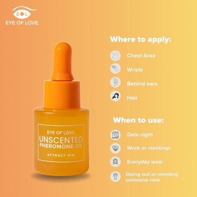 EYE OF LOVE ACEITE PERFUMADO CON FEROMONAS PARA MUJER SIN FRAGANCIA 20 ML