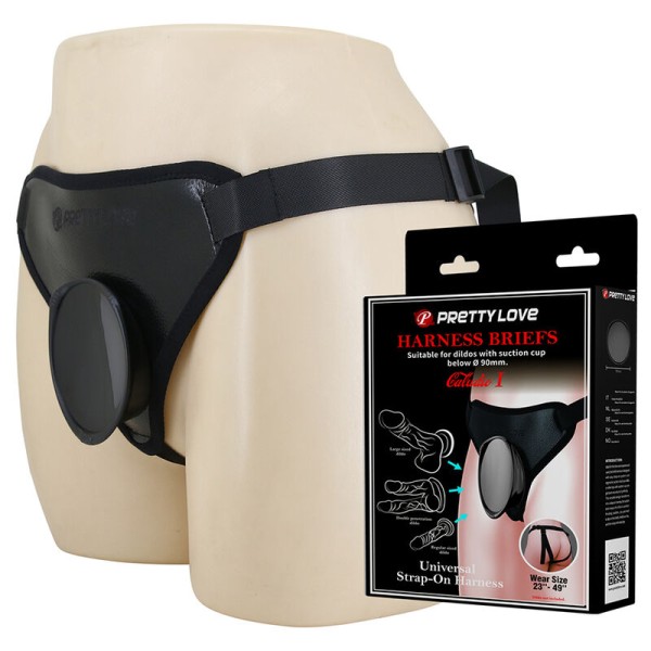 PRETTY LOVE ARNES STRAP ON UNIVERSAL NEGRO