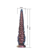 POWER MONSTERS ABYSSAL TENTACLE DILDO TRICOLOR 46 CM O 7 CM