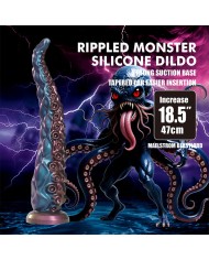 POWER MONSTERS ABYSSAL TENTACLE DILDO TRICOLOR 46 CM O 7 CM