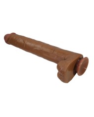 PRETTY LOVE PAT DILDO REALISTICO FLEXIBLE CON VENTOSA 40 CM O 6 CM MARRON